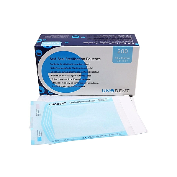 STERI POUCHES 7.5 X 13 UNODENT