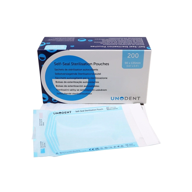 STERI POUCHES 7.5 X 13 UNODENT