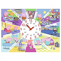 Peppa Pig Tell The Time Clock 60 Piece Jigsaw Puzzle