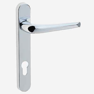 Apecs Sprung UPVC Door Handles 92mmPZ Distance