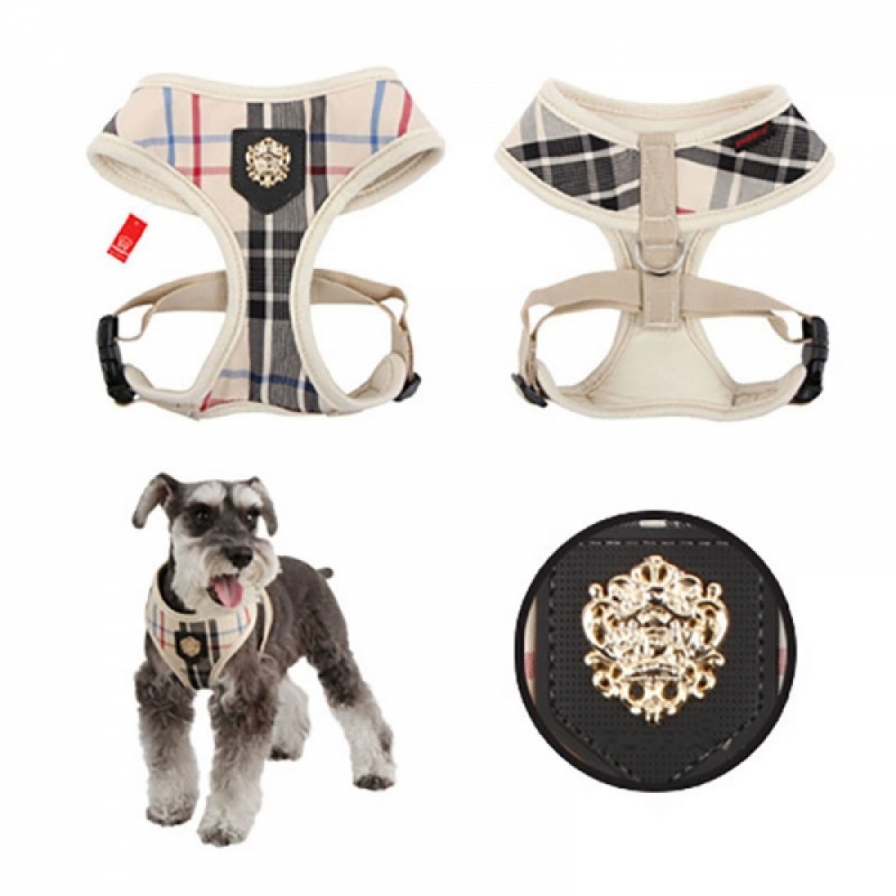 PUPPIA JUNIOR HARNESS A BEIGE M Neck 12' Chest 19-22" PUPPIA JUNIOR HARNESS A BEIGE M Neck 12' Chest 19-22"