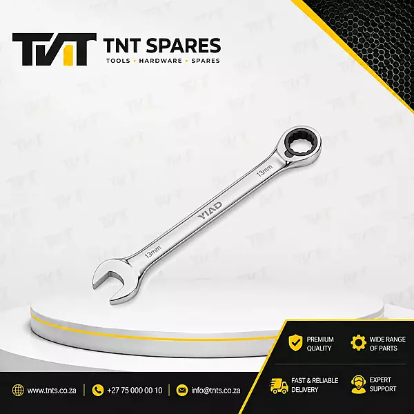 YIAD Ratchet Spanner / Ratcheting Combination Wrench 13MM