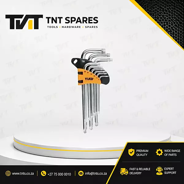 YIAD 9-Piece Metric Hex Key Set - Standard Length