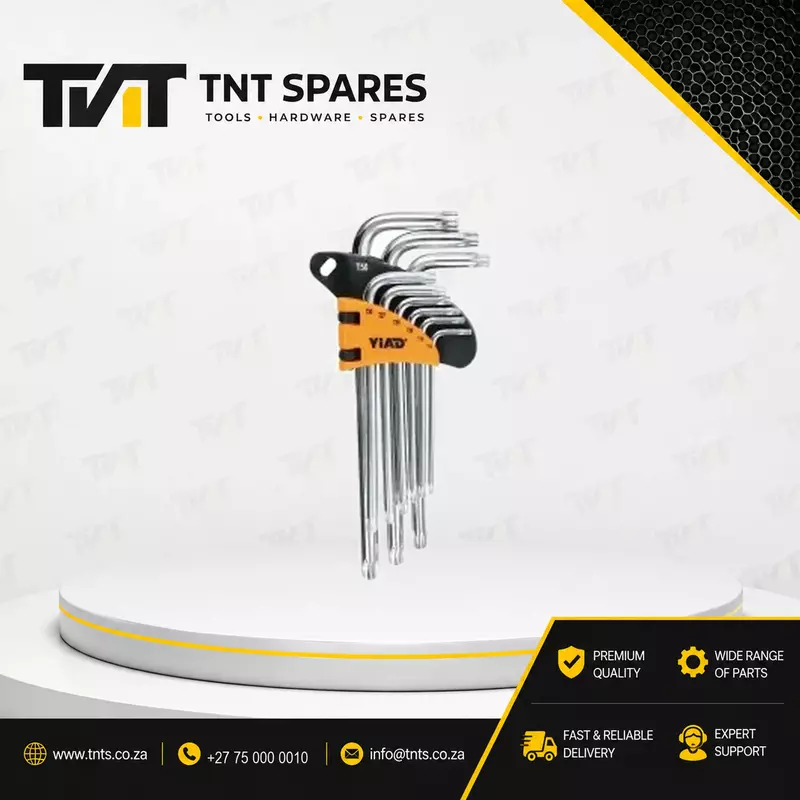 YIAD 9-Piece Metric Hex Key Set - Standard Length