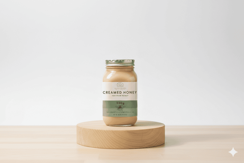 Raw Creamed Honey 350ml/500g