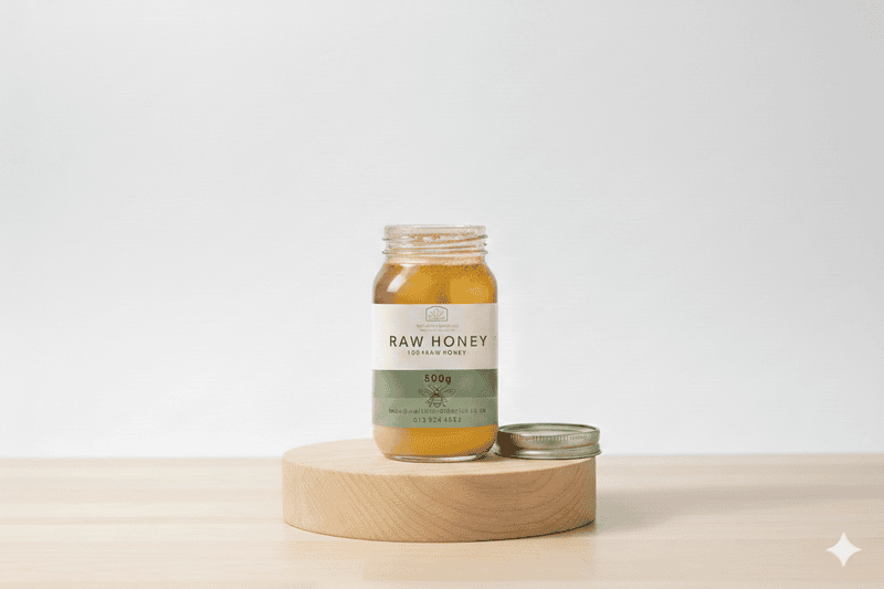 Raw honey 350ml/500g