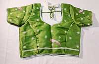 C229: Ready To Ship Beautiful Tissue Silk Saree With Stitched Blouse