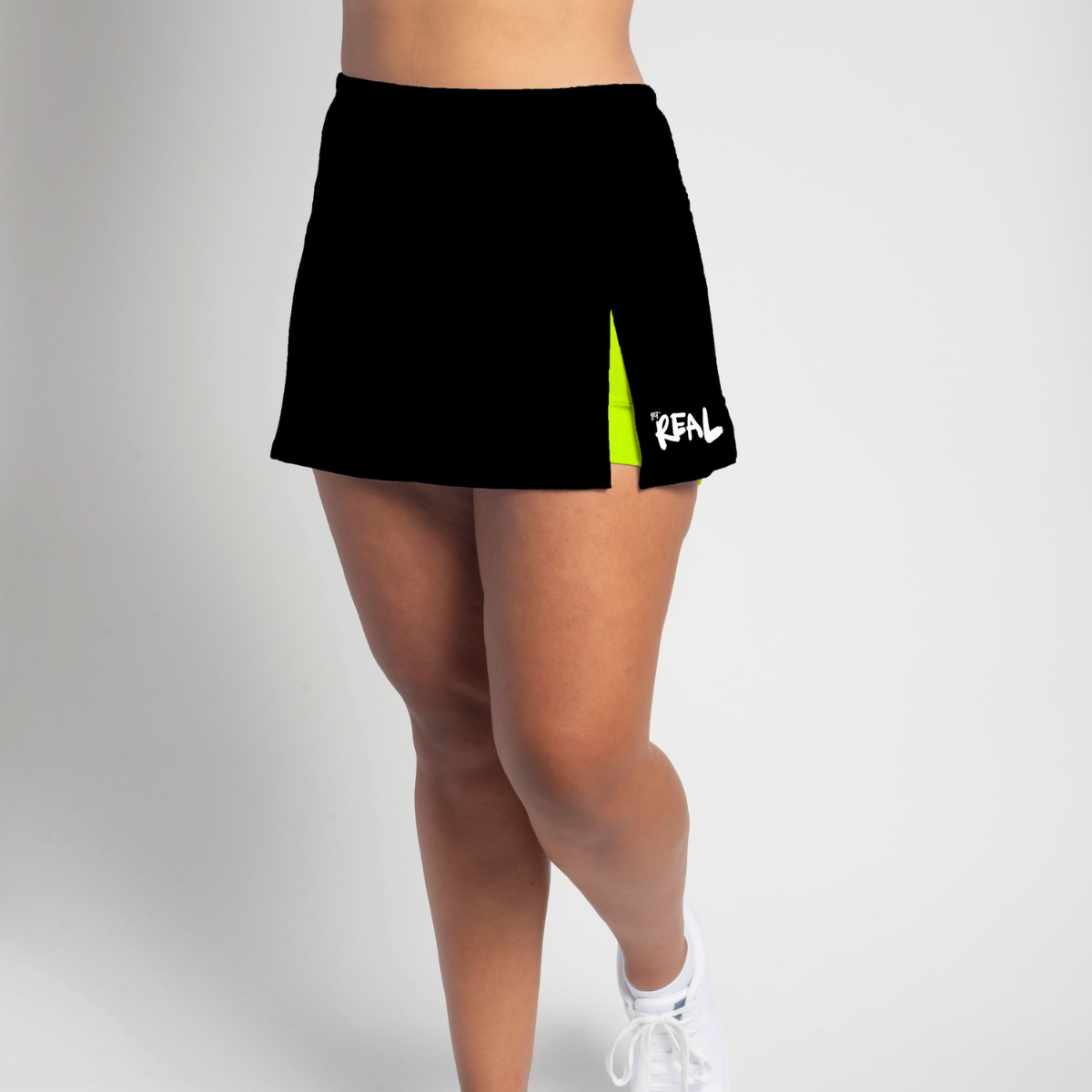 Black Side Slit Skirt