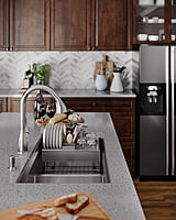 33-inch Double Equal Bowl, 16g LZ Series, Workstation 570895