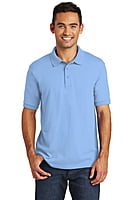 KP55 PLAYERA POLO DE PUNTO ACANALADO CABALLERO MC PORT & COMPANY