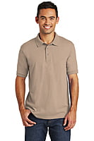 KP55 PLAYERA POLO DE PUNTO ACANALADO CABALLERO MC PORT & COMPANY