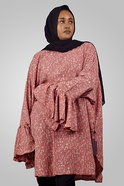 PEACHY PETAL CAPE