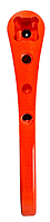 GYS red G-arm handle for the PTI.G double-sided gun, front view