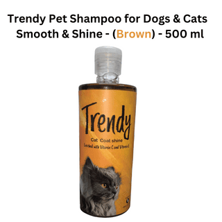 Trendy Pet Shampoo coat Shine - (Brown) - 500 ml