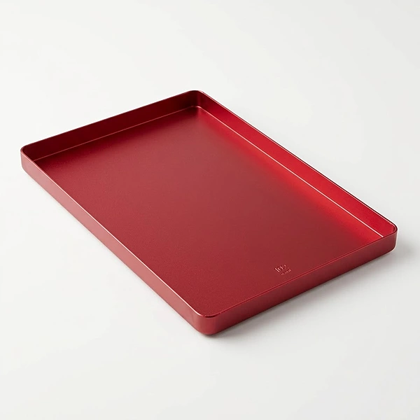 Metal Instrument Tray - Red