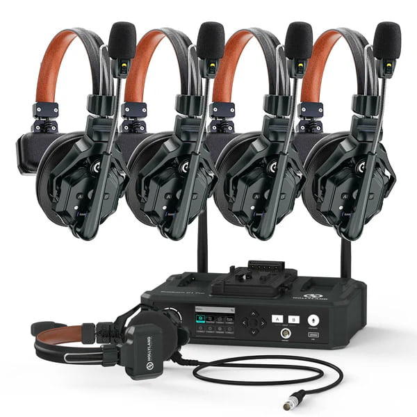Hollyland "Solidcom C1 Pro - Hub4S  (5-person Noise Cancelling Headset Intercom) "