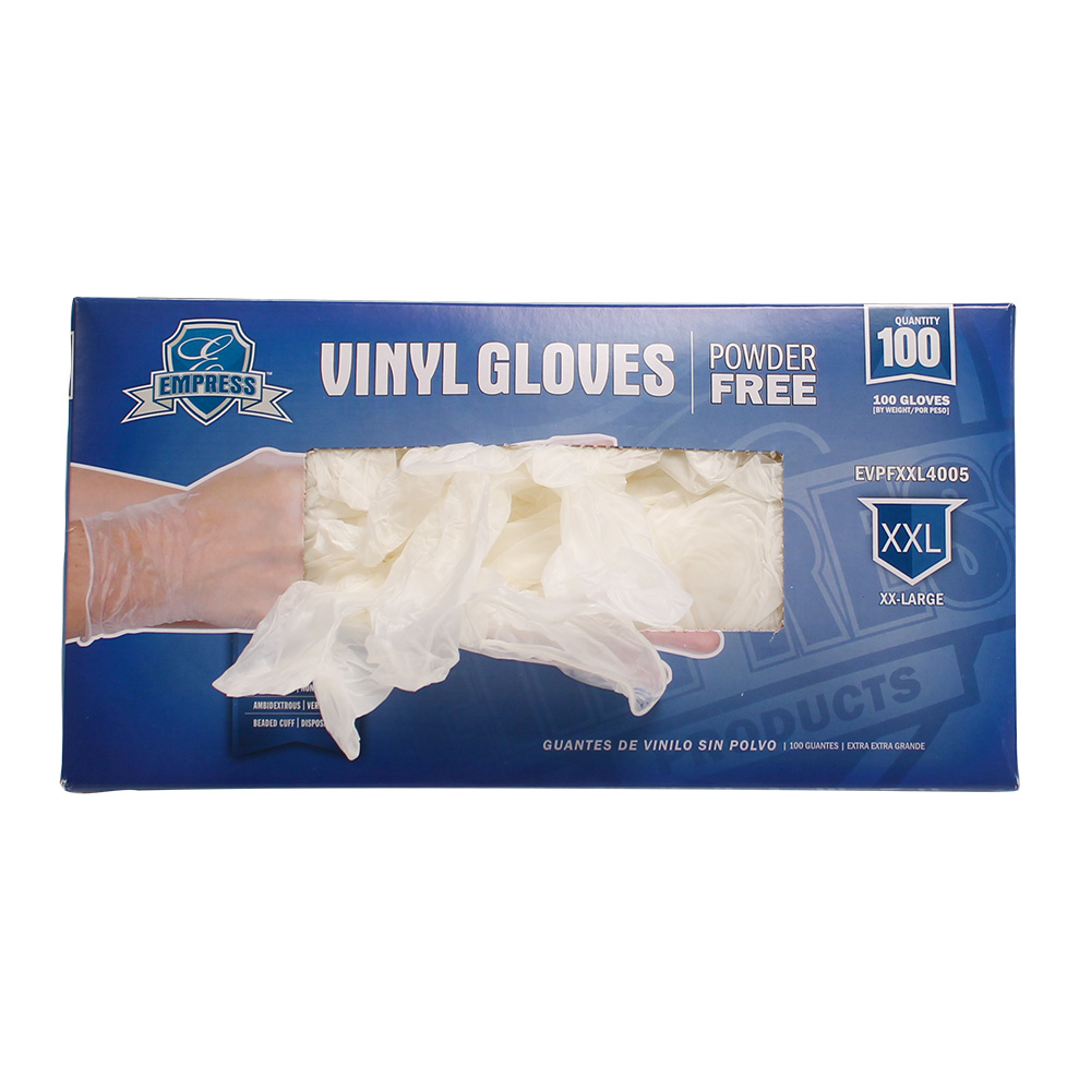 Empress Vinyl Glove Powder Free XX-Large 10 / 100 cs