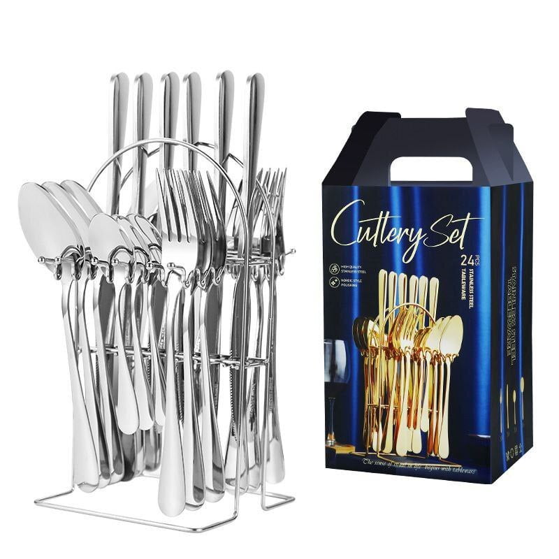 Cutlery Set 24pcs Gold