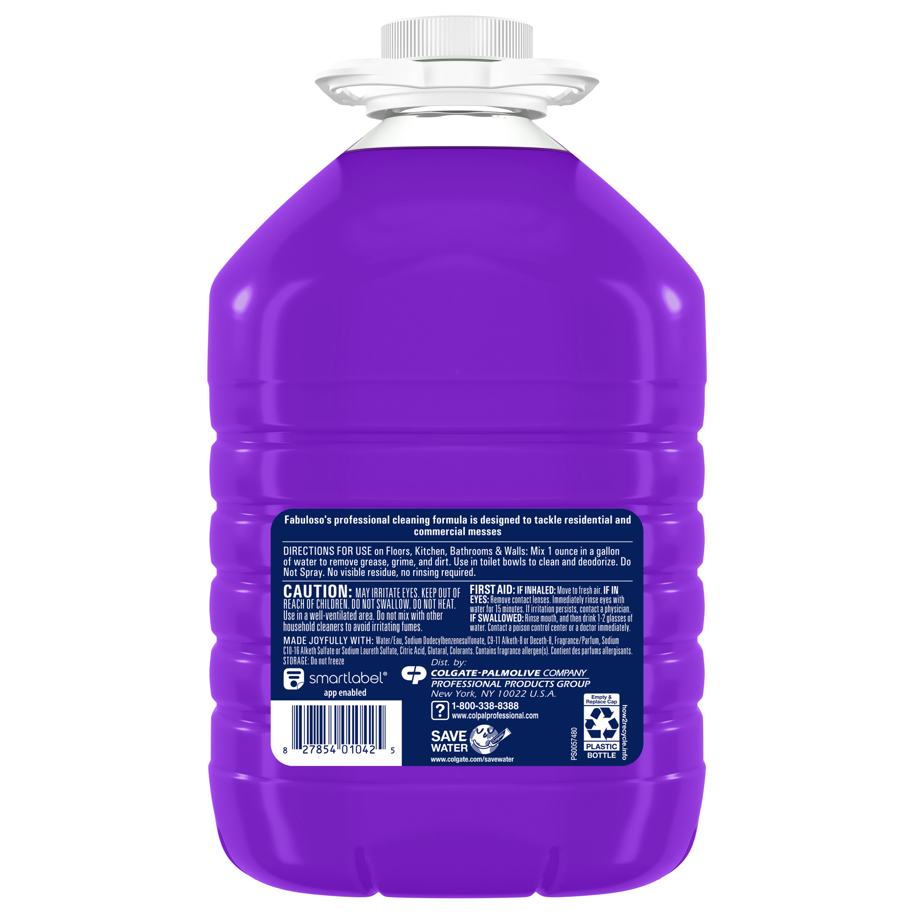 Colgate Fabuloso Pro All Purpose Cleaner Lavender Concentrate 1 Gallon 4 / cs