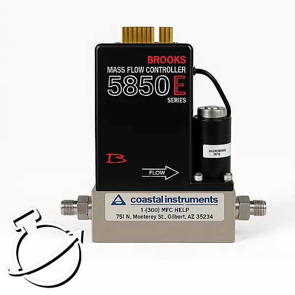 Mass Flow Controller Brooks model 5850E