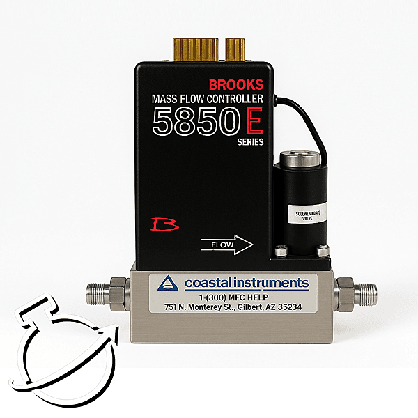 Mass Flow Controller Brooks model 5850E