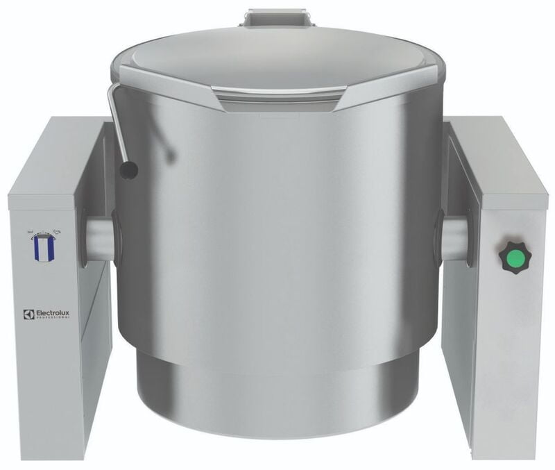 586078 STEAM (MAN) BOILING PAN, TILTING,400L(S)FS,D1000