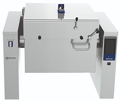 586268 ELECTRIC TILTING PRESSURE BRAISING PAN+STEAM+CTS, 90L(H)FS,D850