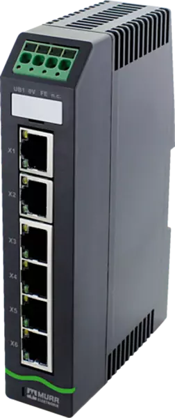 Murr Xelity 6TX Unmanaged Switch 6 Port 100Mbit, 58811