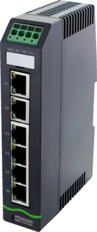 Murr Xelity 6TX Unmanaged Switch 6 Port 100Mbit, 58811
