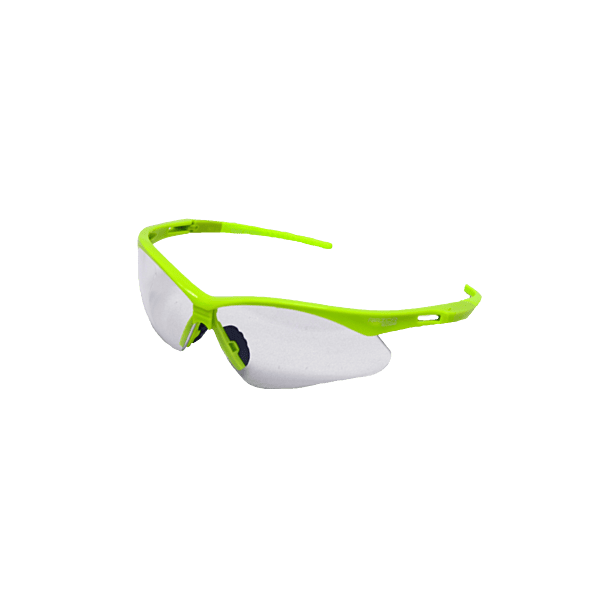 Razor edge,clear,anti-scratch and anti-fog, Hi-Vis Green