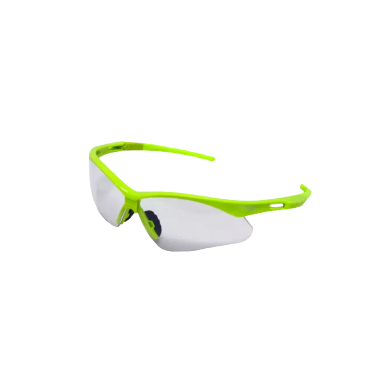 Razor edge,clear,anti-scratch and anti-fog, Hi-Vis Green