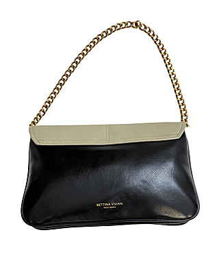 BETINA VIVIAN SHOULDER BAG  BLACK