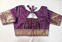 J367: Ready To Ship Beautiful Semi Gadwal Saree With Stitched Blouse J367: Ready To Ship Beautiful Semi Gadwal Saree With Stitched Blouse