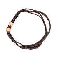 Red and Black Beads with Black thread for wrist wearing