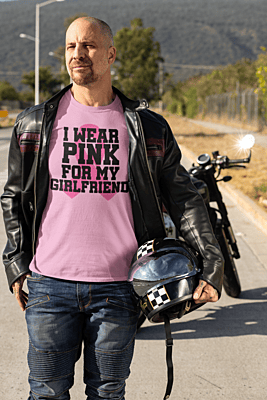 I Wear Pink For My Girlfriend SoftStyle T-Shirt