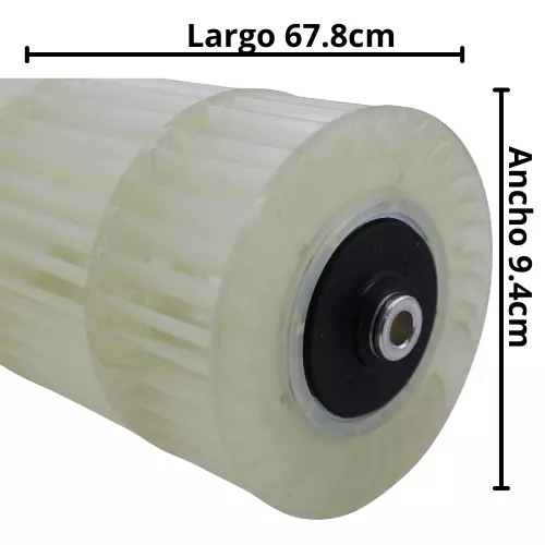 Turbina Evaporador Para Minisplit Lg De 1Ton, Largo 67.8Cm, Ancho 9.4Cm, Opresor Interno - 5901A20017H