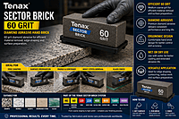 Tenax Sector Brick- 60 grit