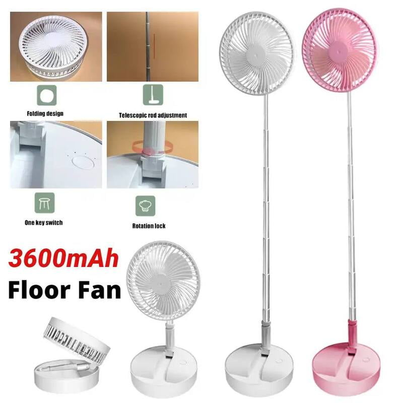 LONG POLE FOLDABLE FAN
