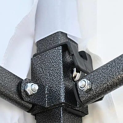 Gazebo 3 x 3m, Dye Sub, Econo with Hammered Steel