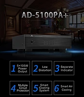 Tonewinner AD-5100PA+ 5Ch Power Amplifier