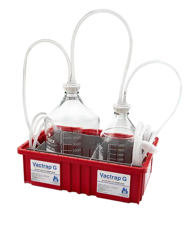 Vactrap™ G Vacuum Trap System, 5+2 L PUREGRIP Glass Bottles Assy 1/EA