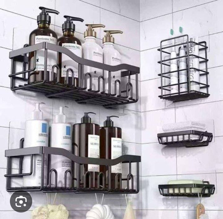 HIGH QUALITY SHOWER CANDY/ KITCHEN RACK / BATHROOM RACK - 5 PCS