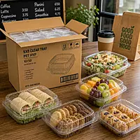 5X5 Clear Tray  PET HYP 10/50