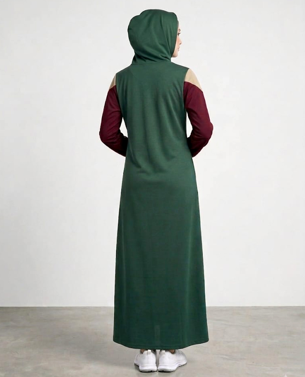 OLIVE TRAIL HOODY JILBAB