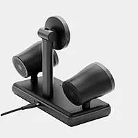 Energea Magaudio Stand 2 In1 Qi2 Wireless Charging Stand and Stereo Speaker