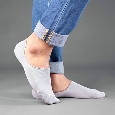 SockSoho - HEATHER GREY NO-SHOW