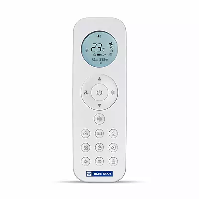 Remote control for the Blue Star IC512NNURS 1.5-ton AC.