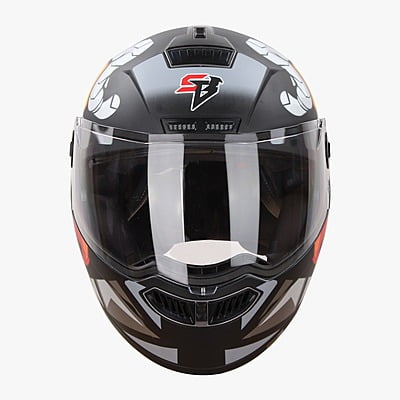 STEELBIRD SBA-7 BIRDIE MATT BLACK/GREY C/V (L)