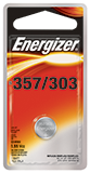 Energizer Battery Silver Oxide Specialty Battery Watch/Electronic Size 357-1.5V 1 PK 72 / cs
