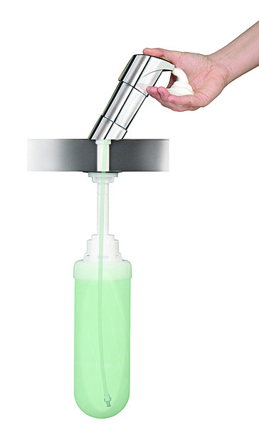 Kutol EZ Foam Counter Mount Dispenser 1000 ml, Chrome 1 / ea